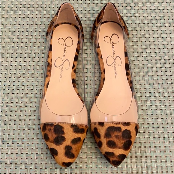 Jessica Simpson Shoes - Jessica Simpson leopard 🐆 loafer flat size 5 ❤️